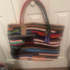 Genuine leather handbag